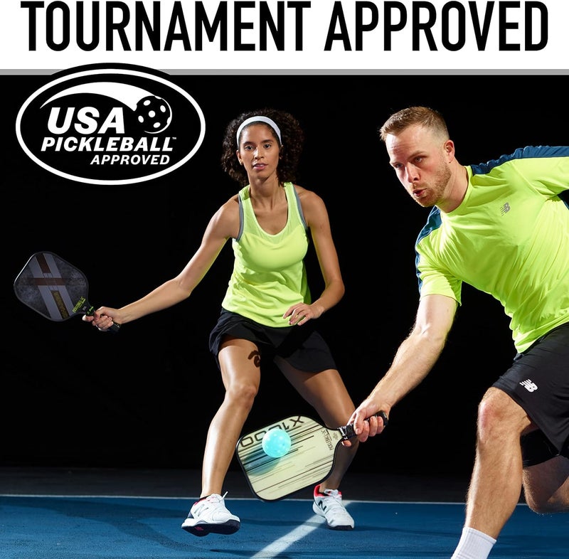 Franklin Sports X-26 Pickleballs - Indoor - 3 Pack - USAPA Approved - Blue - Image 3